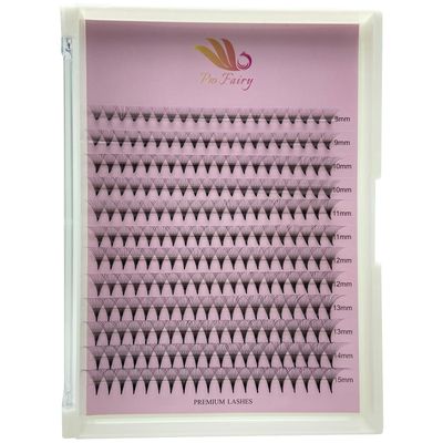 Pro Fairy Premade Fans Lashes 7D 8D 10D 12D 14D Voleme Lash Extensions Pre Made Fans Eyelash Extension Mixed 8-15mm Thickness 0.07 Curl CD (14D 0.07 D Mix)