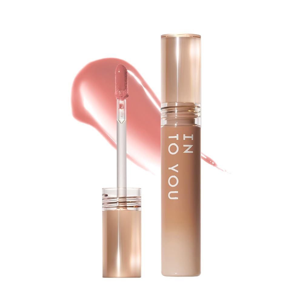 INTO YOU Lip Stain Long Lasting, Lip Gloss, Lip Tint, Lip Plumper Gloss, Glitter Lip Gloss, Liquid Lipstick, Vivid Color, Smudge-Proof, Lightweight, Naturally Moisturizing, Lip Oil For Dry Lips (G01)