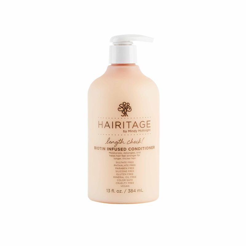 Hairitage Length Check! Hair Conditioner Treatment with Biotin &amp; Jamaican Castor Oil, 13 Fl Oz