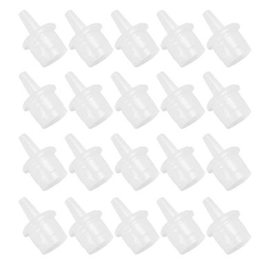 Sonew 20pcs Eyelash Extension Glue Nozzle, Eyelash Glue Bottle False Eyelash Grafting Adhesive Glue Bottle Plug Lash Bottle Tips for Beauty Salon Use