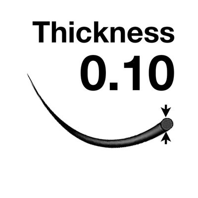 EMILYSTORES Eyelash Extensions 0.10mm Thickness D Curl Length 13mm Volume Individual eyelashes Natural-Looking Single Size For Lash Extension (0.10,D,13mm)