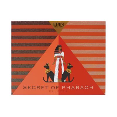 EBIN NEW YORK Coral Oasis - Secret of Pharaoh Eyeshadow Palette, Highly Pigmented and Blendable, Cruelty-Free, Long-Lasting Matte &amp; Shimmer