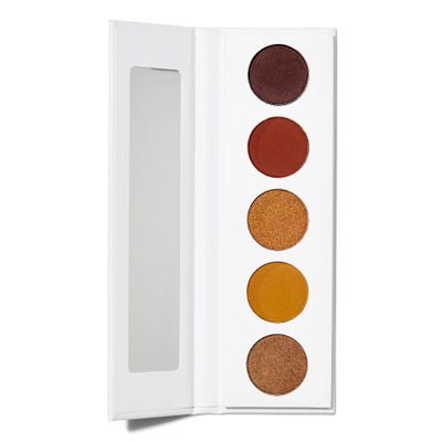 Well People Power Palette Eyeshadow, Five Long-wear, Hyper-pigmented Matte &amp; Shimmer Shades For Intense Color, Vegan &amp; Cruelty-free, Sepia