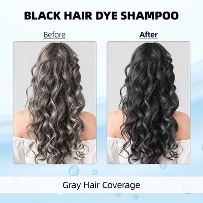Ivnil Meidu Black Hair Dye Shampoo 3 in 1 Hair Color Shampoo for Women & Men for Gray Coverage for Instant Herbal Natural Hair Dye Shampoo Champu Para Canas Mujer