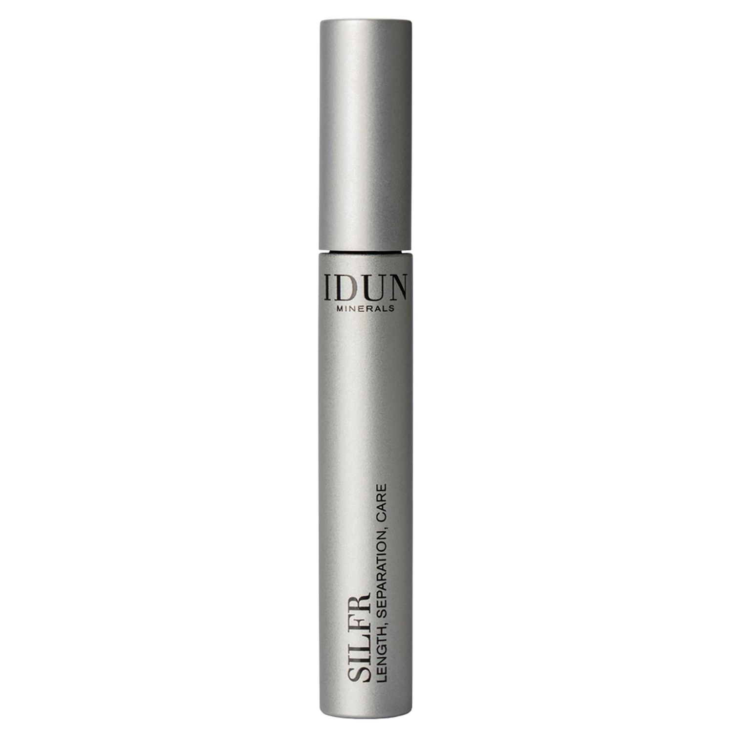 IDUN Minerals Mascara Silfr - Long Lasting, Thickening Brown Mineral Mascara - Flexible, Anti-Clumping Tapered Wand for Easy Lash Separating - Vegan, ophthalmologically Tested- Silfr Brown - 0.34 oz
