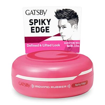 GATSBY Moving Rubber Spiky Edge Hair Wax, English Version, 80g2.8oz
