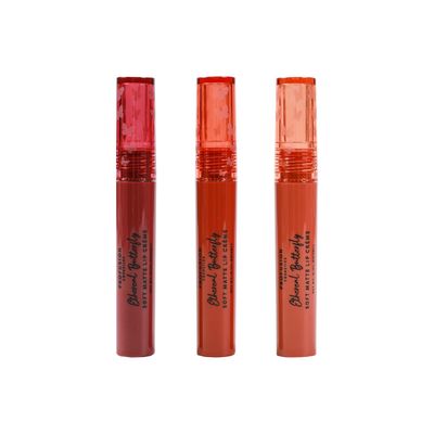 Profusion Cosmetics Empowered Butterfly Soft Matte Lip Creme Set is a Versatile Beauty Essential Trio of Soft Matte Lip Cremes for any Occasion, Providing Day to Night Elegance