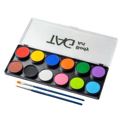 TAG Face &amp; Body Paint - Regular Palette 12 x 10g