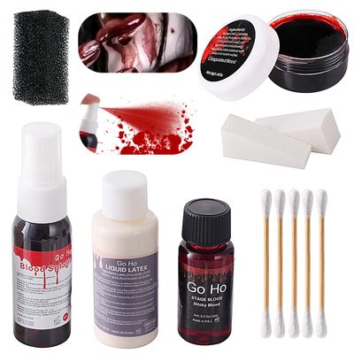 Go Ho Fake Blood Makeup for Special Effects,Set 1,BY078