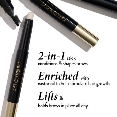 Define-n-Tame Brow Lifting Stick - Laminated Full Brows - Brow Wax (01 Clear, 1 Count)
