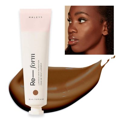 HALEYS Luminous Skin Foundation - VEGAN  CRUELTY-FREE - Lightweight Foundation with Medium-to-Full Coverage for Natural Glow - Oil-Free Beauty, Sensitive &amp; Acne-Prone Skin - Fragrance-Free (7.25)