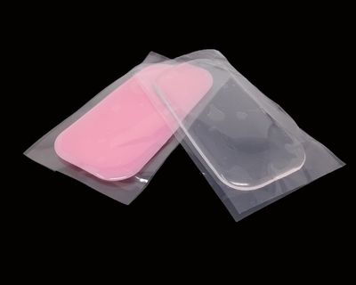 Honbay 2pcs Clear and Pink Silicone False Lashes Holder Pads Lash Holder
