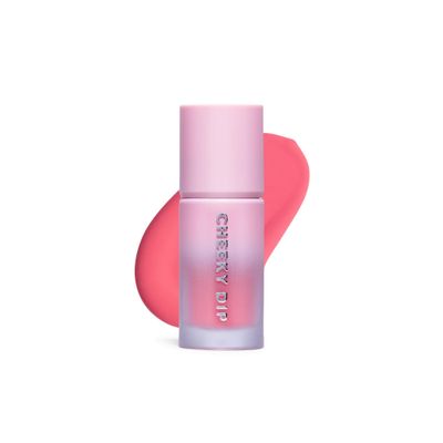 W7 Cheeky Dip Liquid Blusher - Pigmented Colour For Cheek Makeup - Satin Matte Finish - Thrill-Seeker (Pink)