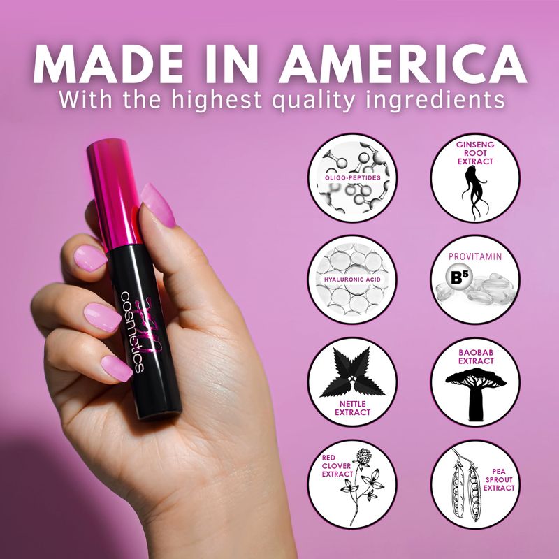 Insane Lashes Growth Serum - Rapid Growth Lash Serum &amp; Eyebrow Enhancer - Natural Lash Boost Serum for Longer, Thicker and Healthier Eyebrows - 8ml