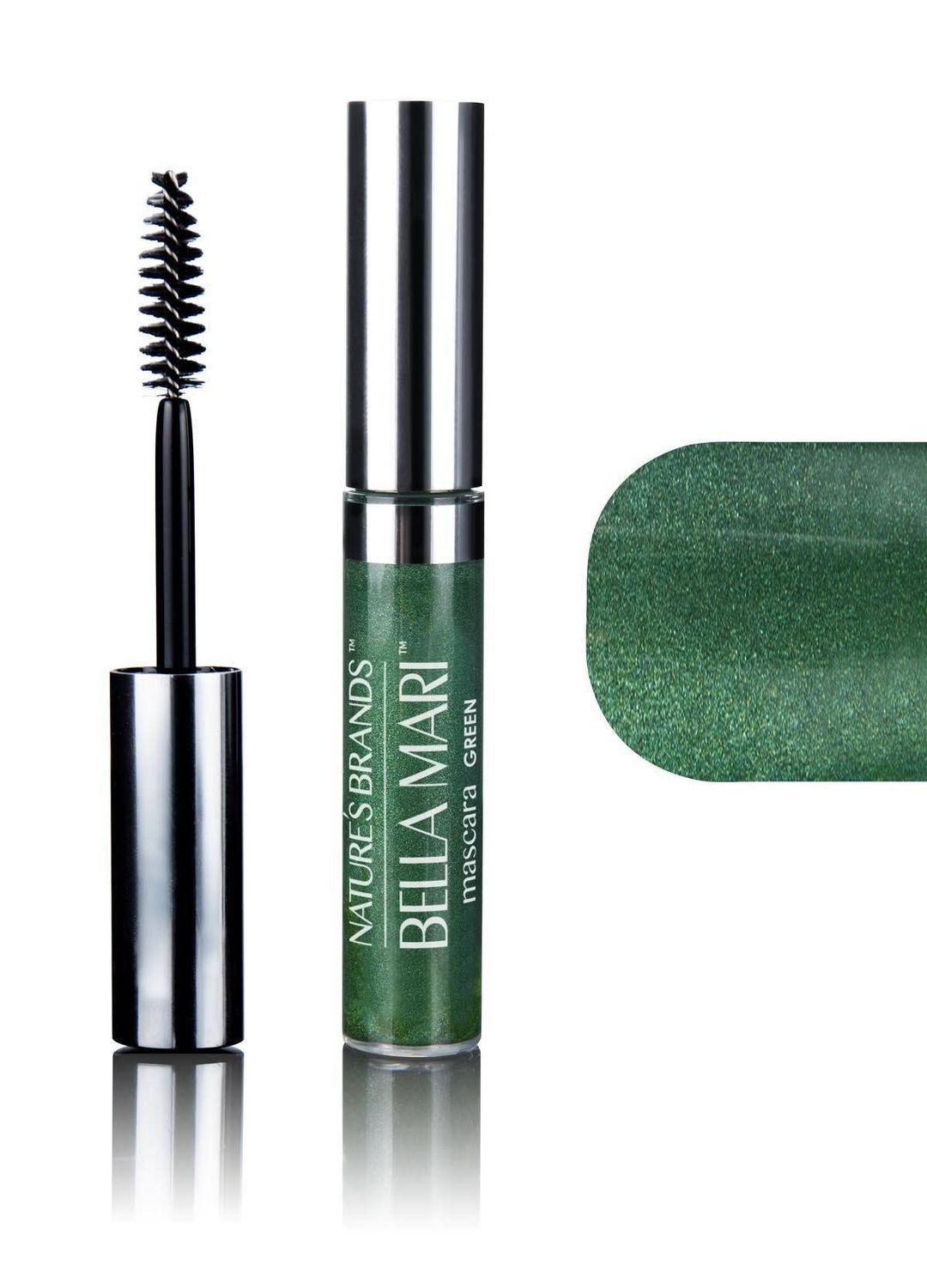 Bella Mari Natural Mascara, Green 0.4oz