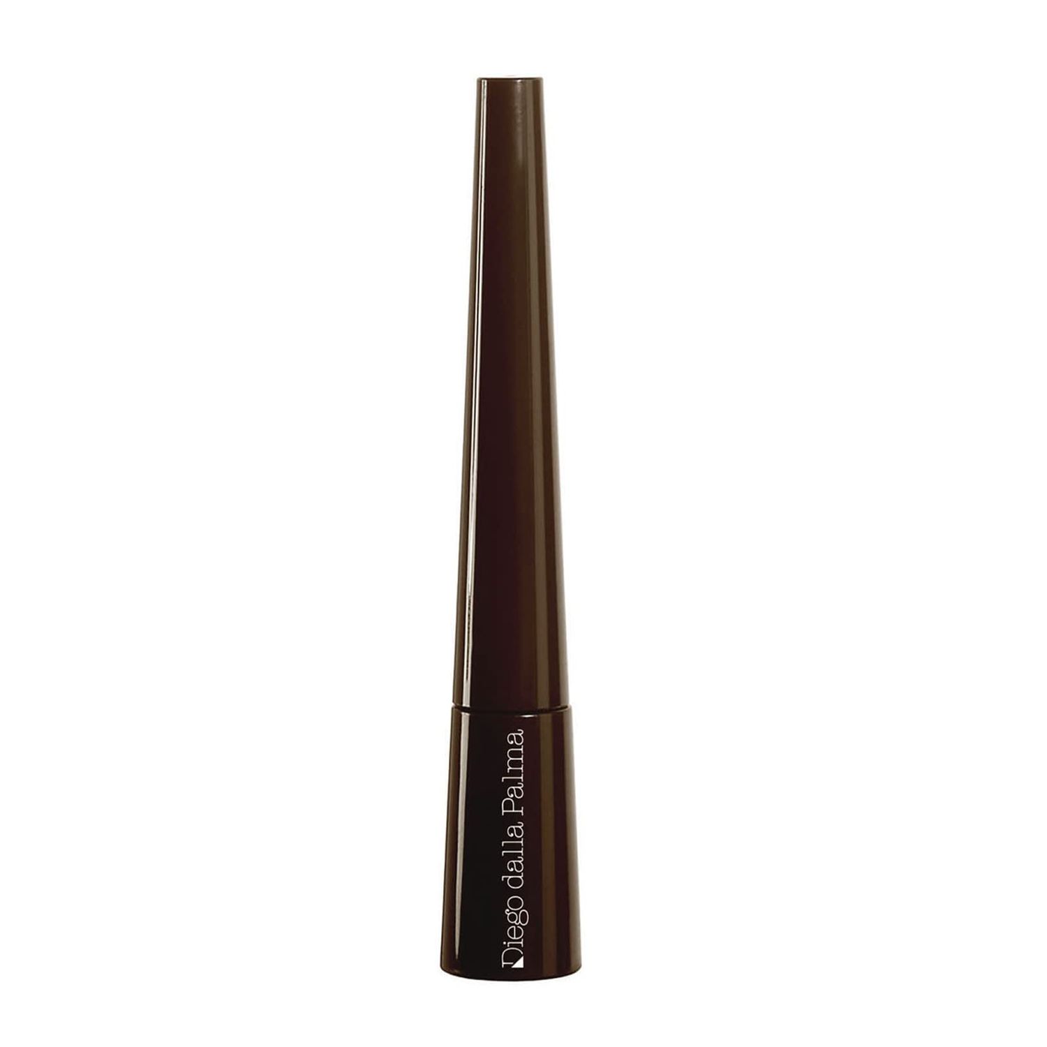 Diego dalla Palma Eyeliner - Designed With A Liquid Formula - Infused With Natural Waxes - Quick Drying, Water Resistant And Long-Lasting Effects - Delicated Matte Finish - 02 Dark Brown - 0.1 Oz