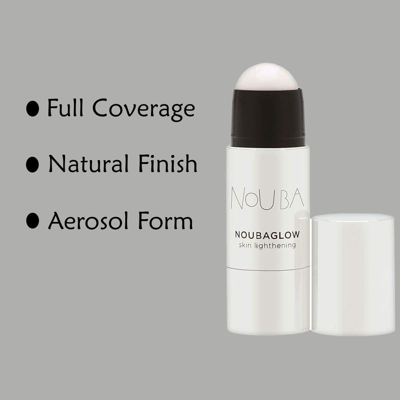 Nouba Skin Lightening Shimmer Stick, Adds Shimmer, Easy To Use On The Go, Blends Effortlessly - Shimmering Balm Stick Multi Purpose Cream Powder 4.8ml0.16oz