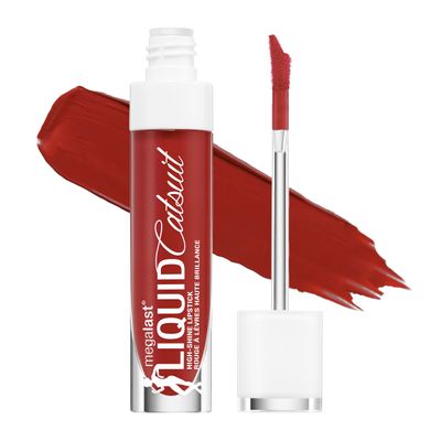 wet n wild Mega Last Catsuit High-Shine Liquid Lipstick Red Bad Girl&#39;s Club