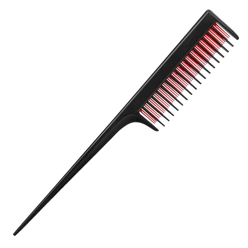 LLTGMV Hair Comb for Women, Triple Teasing Comb for Fine Hair - 8.27 IN, Hair Styling Back Comb, Tease Comb for Hair Volume and Sectioning