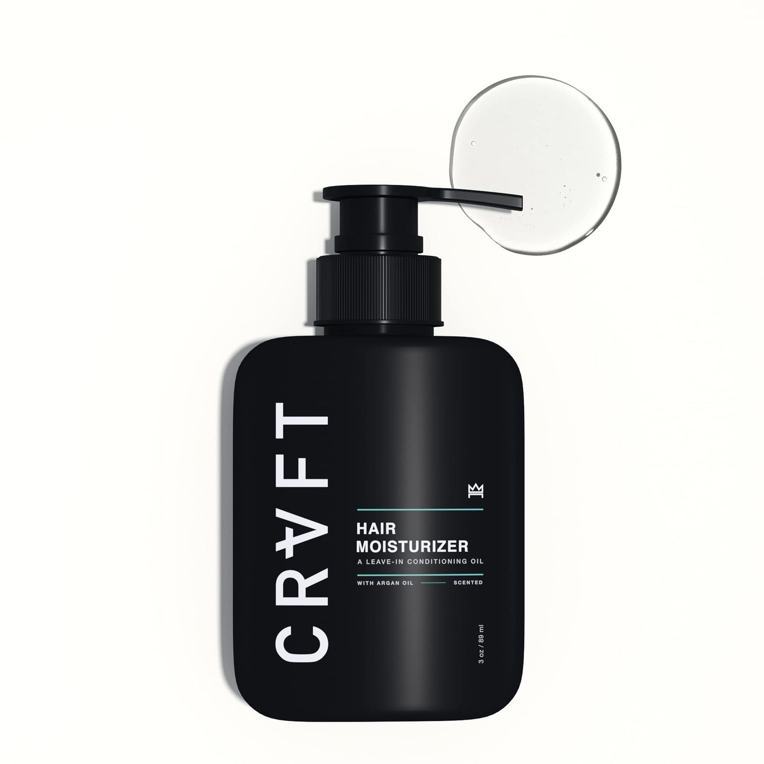 CRVFT Daily Leave in Conditioner For Men OIL | 30 Day Supply | Men&#39;s Hair Moisturizer | Hair Oil For Men | For DryDamaged Hair | Scented | (3oz) AM
