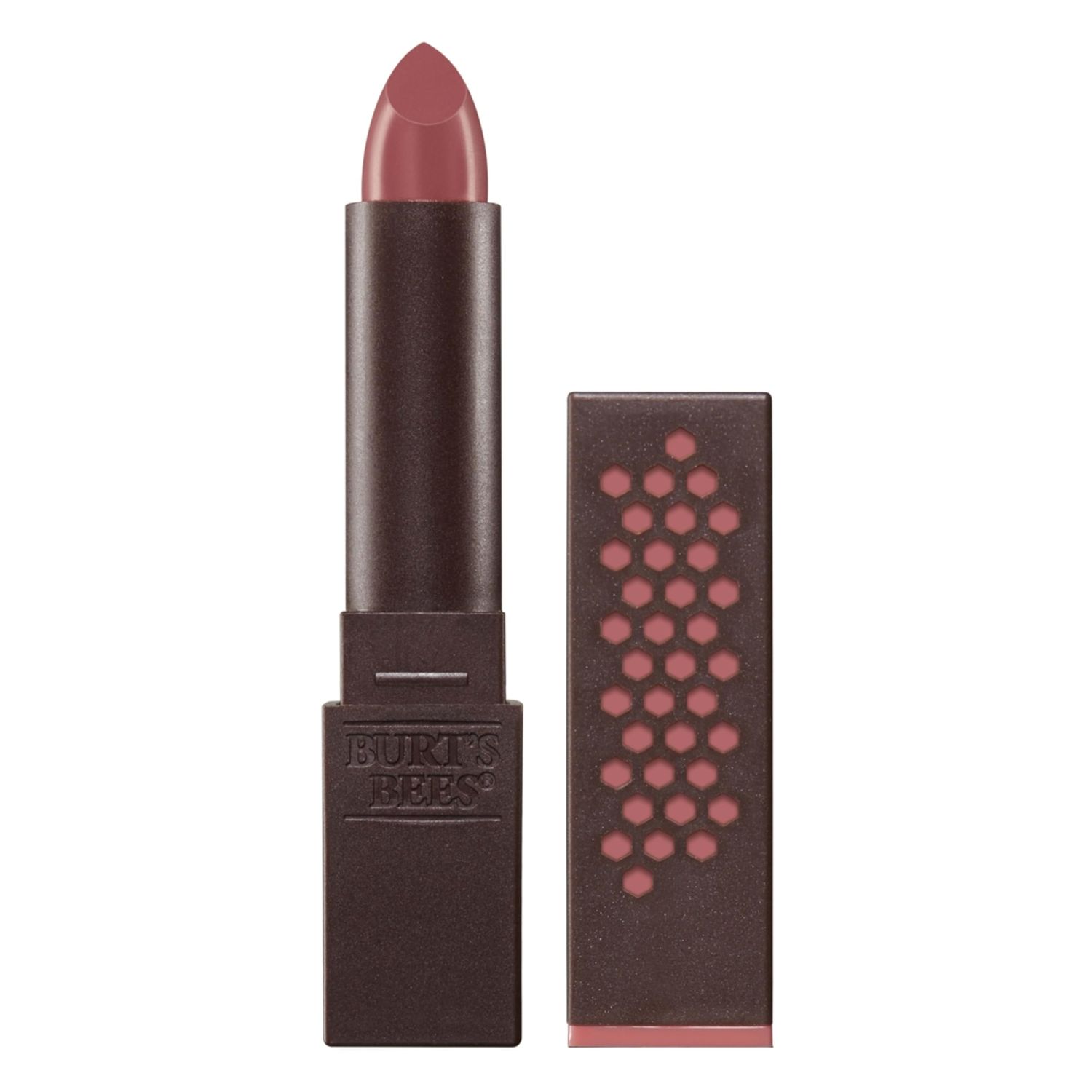 Burts Bees 100% Natural Moisturizing Lipstick, Blush Basin, 1 Tube