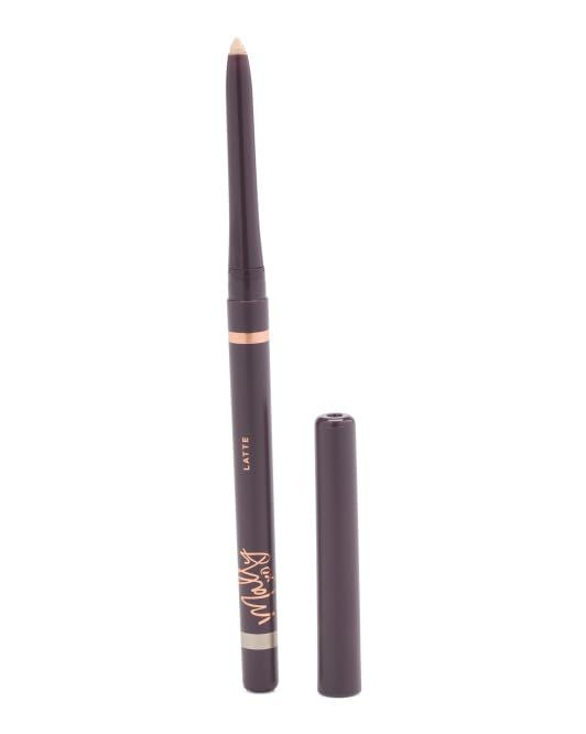 Mally Evercolor Waterproof Eyeliner - Latte - Smudge-Proof, Longwear, Creamy Gel - Sharpenable 0.01 oz, Pale Gold