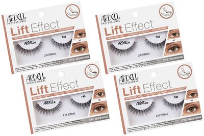 Ardell Lift Effect False Strip Lashes #745, 4 packs