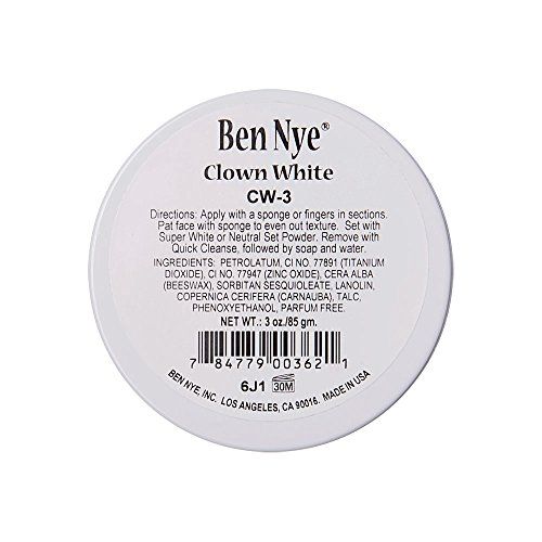 Ben Nye Clown White Makeup ,3 oz