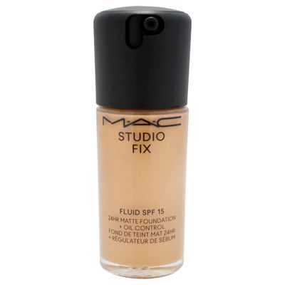 Studio Fix Fluid SPF 15 24Hr Matte Foundation Plus Oil Control - NC40 by MAC for Women - 1 oz Foundation