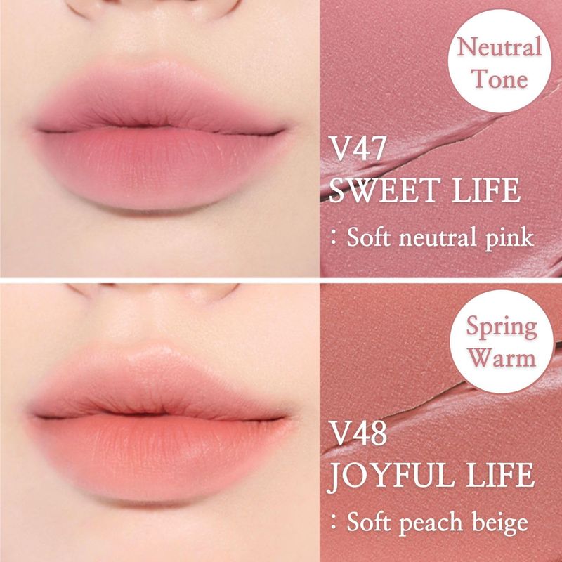 BBIA Last Velvet Tint MLBB Edition - Soft Creamy Matte Finish Lip Stain, Blur Effect &amp; Velvety Texture, Long-Lasting, High Pigment, Non-Drying, Vegan, Korean Lip Makeup (V49 ROSY LIFE, Pack of 1)