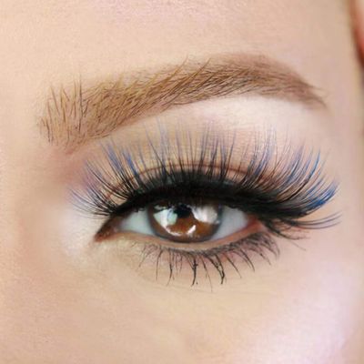 DAODER False Eyelashes Hybrid Colored Lashes Wispy Fake Lashes Natural Look Faux Mink Lashes 15mm Long Cosplay Costume Eye Lashes Multipack 7 Pairs