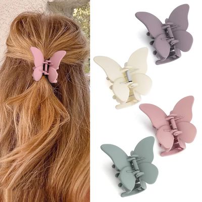 Canitor Butterfly Hair Accessories - 2.7&quot; Claw Clips for Women, Matte Medium Hair Clips for Thick or Thin Hair, Cute Girls&#39; Hair Clips