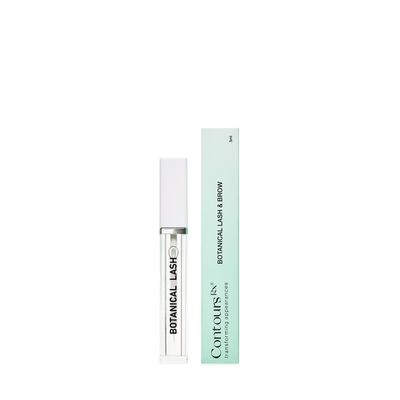 Contours Rx Botanical Lash and Brow Serum - Enhancing Eyebrow Growth &amp; Eyelash Serum with Biotin Oil, Hyaluronic Acid Peptides &amp; Plant Stem Cells - Stronger, Thicker &amp; Fuller Lashes (5 ml)