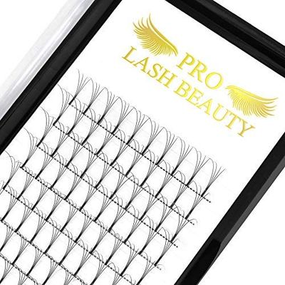 Premade Volume Eyelash Extensions 5D-D-0.10-13 Long Stem .07 .10 Premade Fans Eyelash Extensions Volume Lash Extensions C D Curl Premade Volume Fans (5D-D-0.10,13 mm)