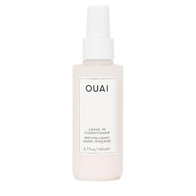 OUAI Leave In Conditioner &amp; Heat Protectant Spray - Prime Hair for Style, Smooth Flyaways, Add Shine and Use as Detangling Spray - No Parabens, Sulfates or Phthalates (4.7 oz)