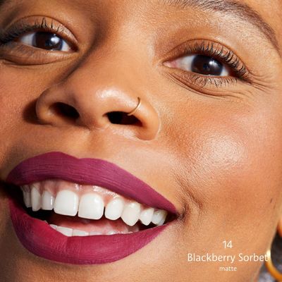 SEPHORA COLLECTION Cream Lip Stain Liquid Lipstick 14 Blackberry Sorbet