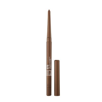 3INA The 24H Automatic Eyebrow Pencil 575 - Defines And Fills Your Eyebrows - Offers A 24H Waterproof Formula - Features An Integrated Sharpener And Automatic Format - Creamy - Warm Brown - 0.011 Oz