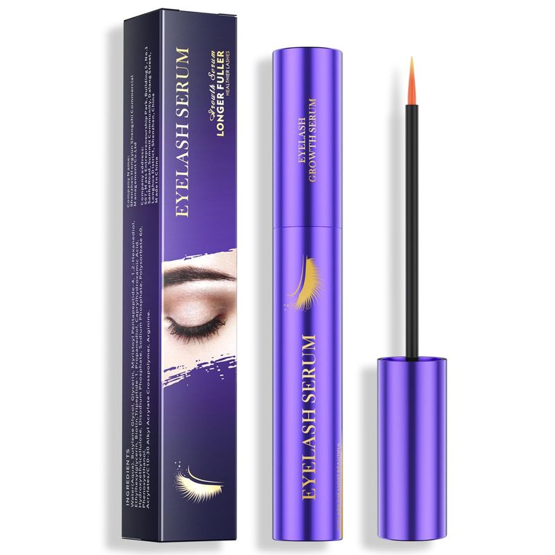 Lash Serum - 8ml Rapid Eyelash Growth Serum, Lash Serum for Eyelash Growth Thickness, Stronger, Healthier Lashes &amp; Brows, Vegan &amp; Cruelty-Free