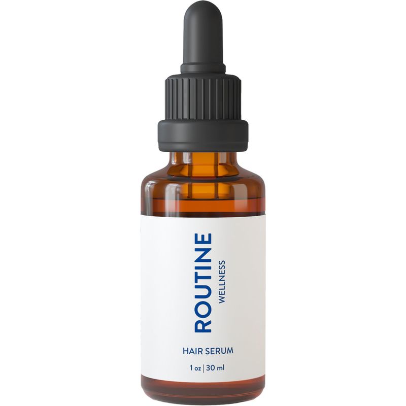 Routine Wellness Hair Serum for Thinning Hair - Nourishing Scalp Treatment with Rosemary Oil - Encourages Stronger, Longer, Healthier Hair - 30ml (Pack of 1)