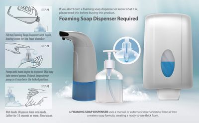 Bastion Foaming Antibacterial Hand Soap Mandarin Orange Scented Instant Foam Hand Wash Refill 1 Gallon (128 oz) Bulk Jug. Made In The USA
