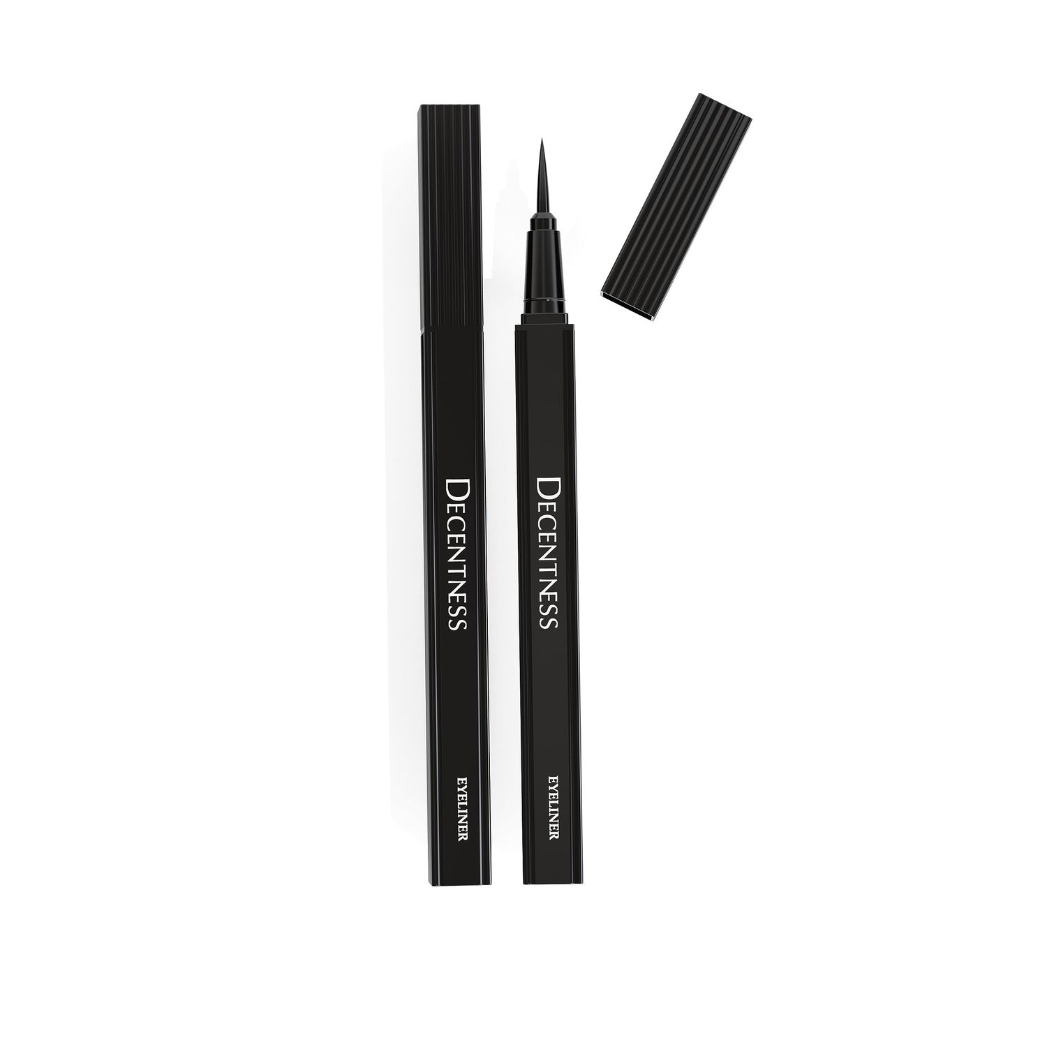 DECENTNESS Eyeliner,Liquid With Ultra-Fine Tip,Long-lasting&amp;Waterproof,Vegan Formula,0.02FlOz (Caramel Brown)