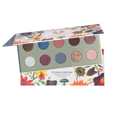 True  Luscious Flora Furiosa Eyeshadow Palette - Matte, Shimmer, Satin - Vegan, Talc-free and Cruelty Free - 10 Richly Pigmented Shades