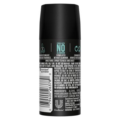 AXE Travel Deodorant, Body Spray, Apollo, 3-Pack - 48H High-Definition Scent &amp; Odor Protection, Sage &amp; Cedarwood, Aluminum-Free, 1 Oz Ea