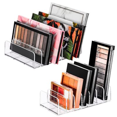 FoxFoxes Eyeshadow Palettes Acrylic Makeup Organizer - Eyeshadow Palette Cosmetic Organizer Eyeshadow Eyeshadow Palettes Makeup Organizer (2Pack-Small&amp;Large)
