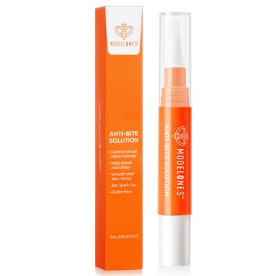 modelones Stop Nail Biting Pen, Nail Biting Prevention, Thumb Sucking Deterrent, Nail Biting Treatment for Kids &amp; Adults, Natural Nail Care Pen to Help Stop Nail Biting Habit, Safe Solution for Biters