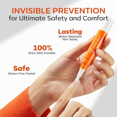 modelones Stop Nail Biting Pen, Nail Biting Prevention, Thumb Sucking Deterrent, Nail Biting Treatment for Kids &amp; Adults, Natural Nail Care Pen to Help Stop Nail Biting Habit, Safe Solution for Biters