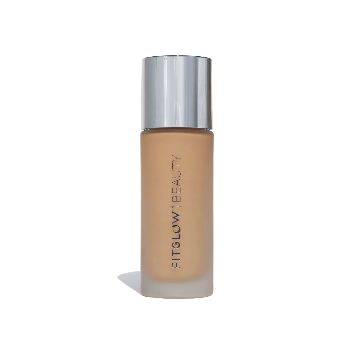 Fitglow Beauty - Natural Foundation Photo-Filtering Foundation | Vegan, Woman-Owned Clean Beauty (F3.7 - Medium Warm, Golden Undertones)