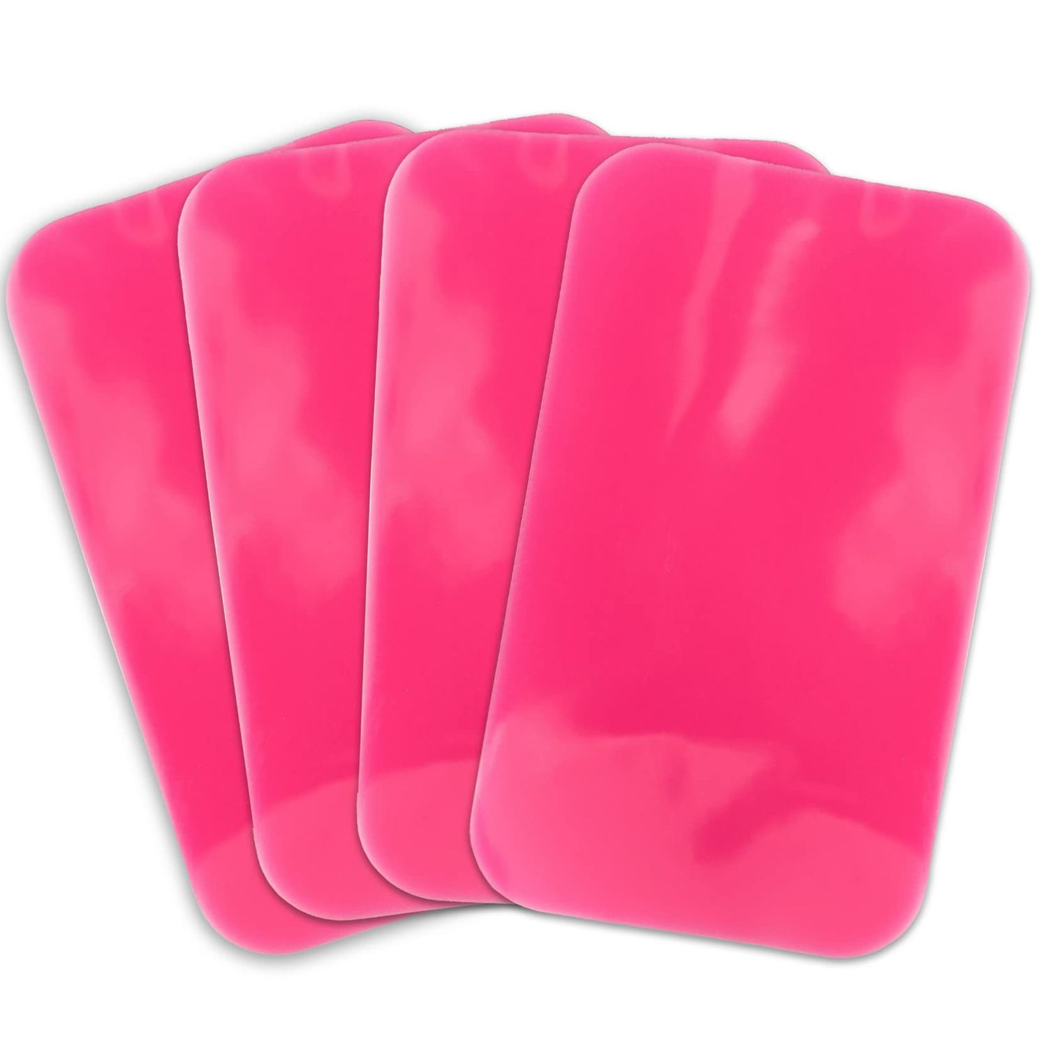 LLBA Silicone Eyelash Pads for Lash Extension | Silicone False Eyelash Holder Pads | False Eyelash Stand Tray Holder for Silicone False Lashes Holder Pads Reusable Eyelash Extension (Pack of 4)