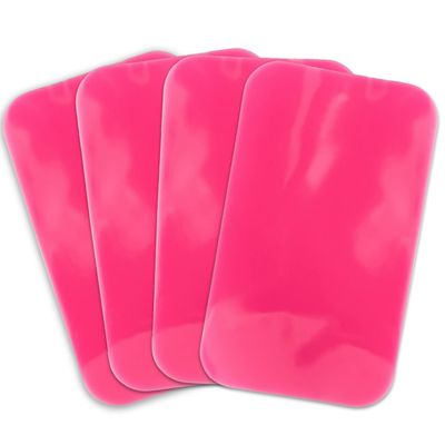 LLBA Silicone Eyelash Pads for Lash Extension | Silicone False Eyelash Holder Pads | False Eyelash Stand Tray Holder for Silicone False Lashes Holder Pads Reusable Eyelash Extension (Pack of 4)
