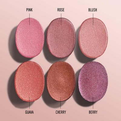KYDA 3 Colors Mineral Color Balm, SPF 35, Creamy Blendable Color for Lips&amp;Cheeks, Buildable Shimmer Finish, Lightweight Formula, Multiuse Makeup Stick, PINKROSEBLUSH